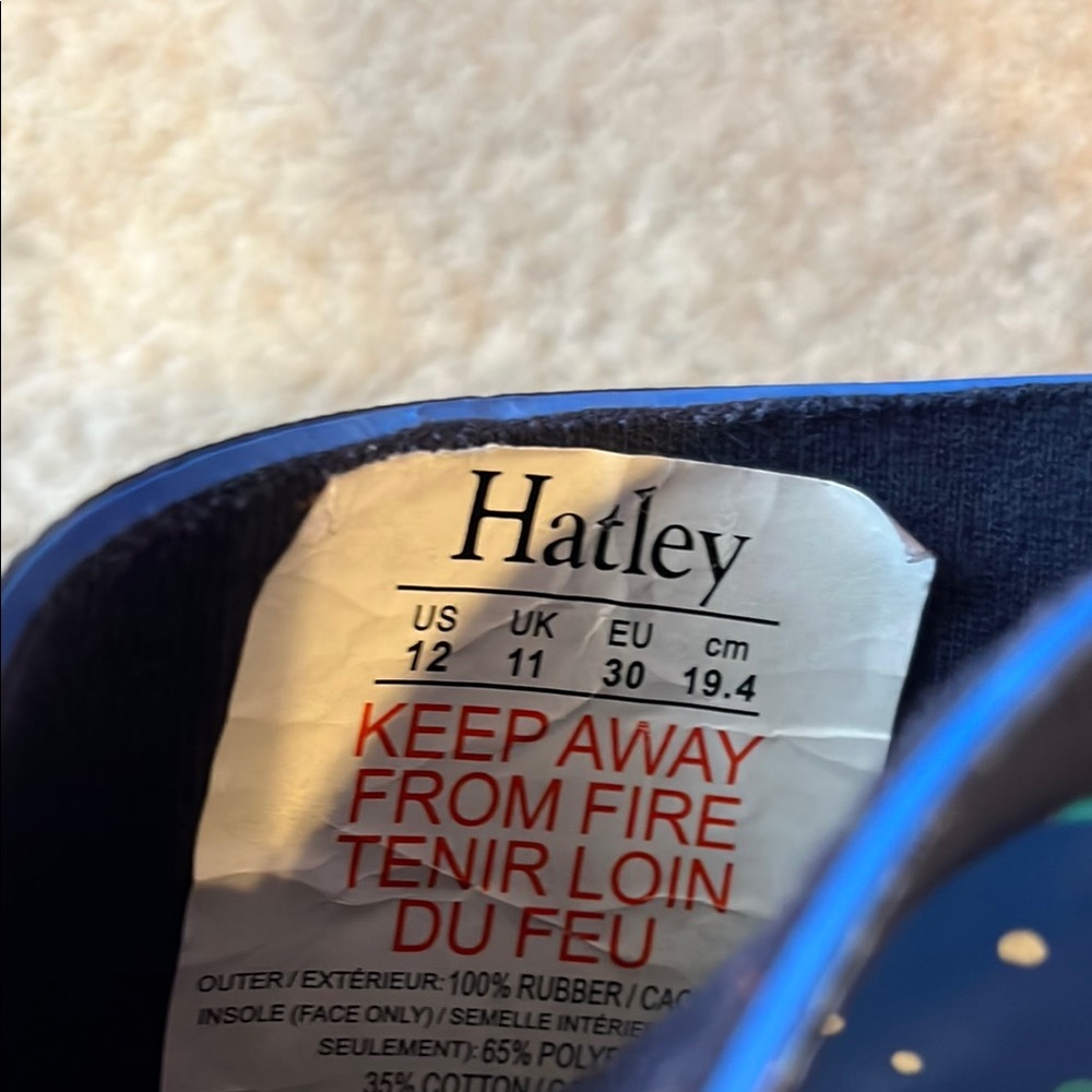 Hatley Blue Rain & Snow Boots with Starry Design - Picture 2 of 5